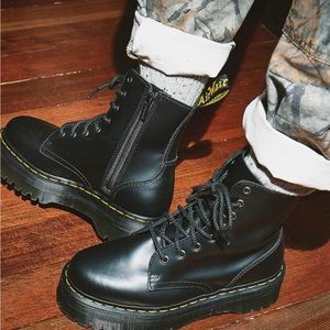 New with Box Black Polished Dr. Marten’s.